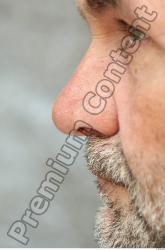 Nose Man White Overweight Bearded